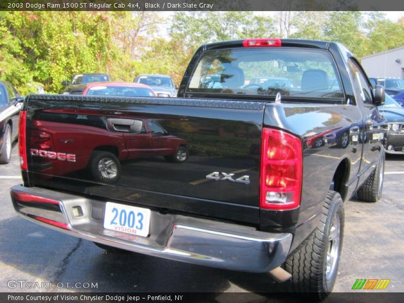 Black / Dark Slate Gray 2003 Dodge Ram 1500 ST Regular Cab 4x4