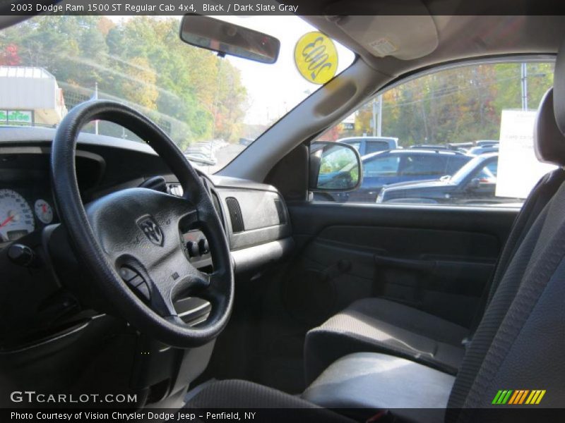 Black / Dark Slate Gray 2003 Dodge Ram 1500 ST Regular Cab 4x4