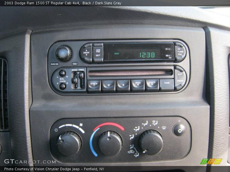 Controls of 2003 Ram 1500 ST Regular Cab 4x4