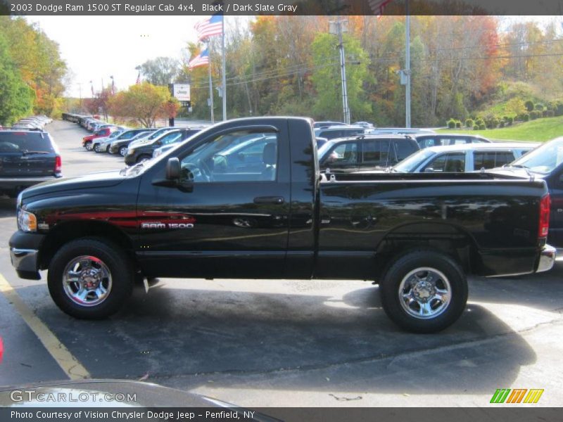 Black / Dark Slate Gray 2003 Dodge Ram 1500 ST Regular Cab 4x4