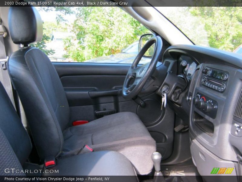 Black / Dark Slate Gray 2003 Dodge Ram 1500 ST Regular Cab 4x4