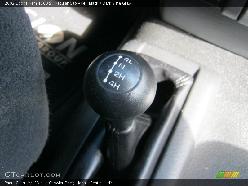 Black / Dark Slate Gray 2003 Dodge Ram 1500 ST Regular Cab 4x4