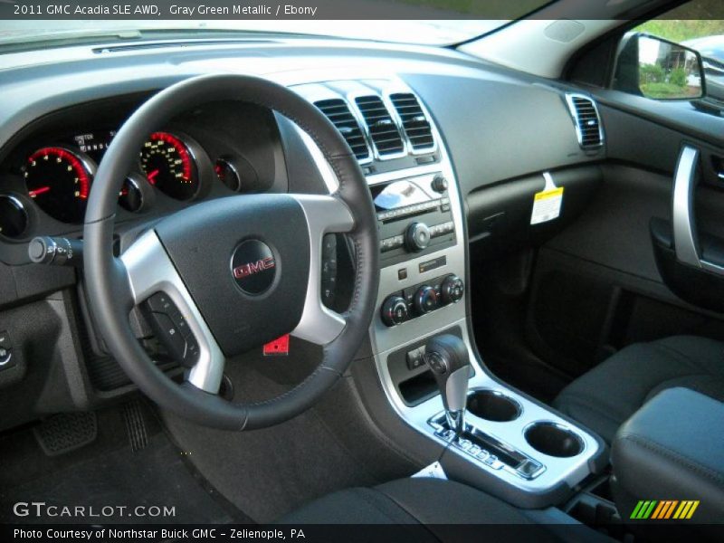 Ebony Interior - 2011 Acadia SLE AWD 