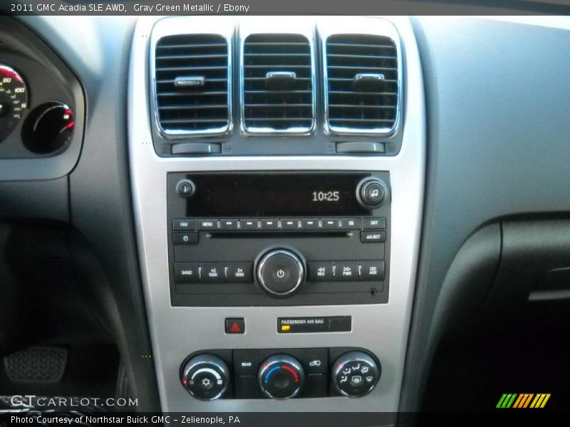 Controls of 2011 Acadia SLE AWD