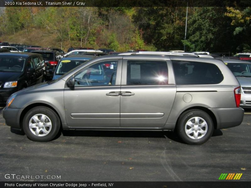 Titanium Silver / Gray 2010 Kia Sedona LX