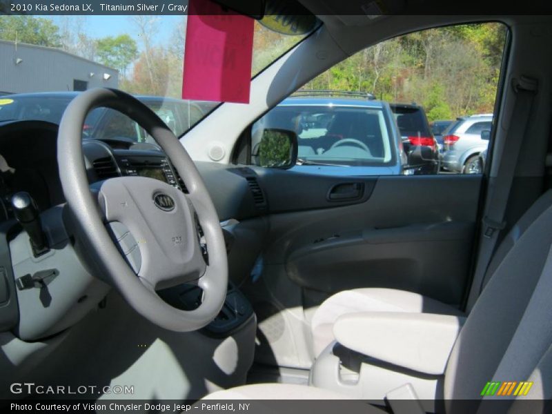 Titanium Silver / Gray 2010 Kia Sedona LX