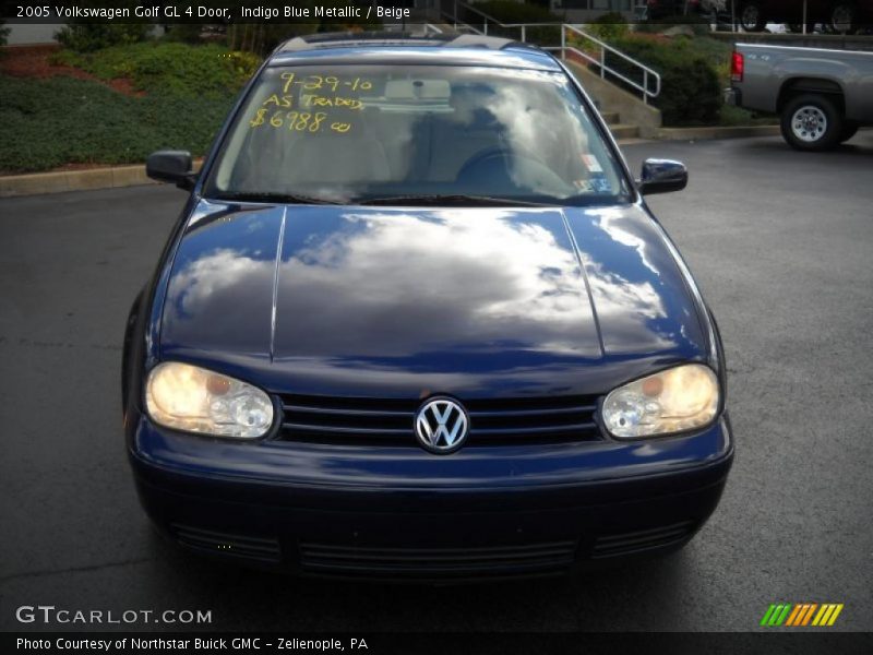 Indigo Blue Metallic / Beige 2005 Volkswagen Golf GL 4 Door