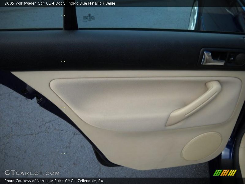 Indigo Blue Metallic / Beige 2005 Volkswagen Golf GL 4 Door