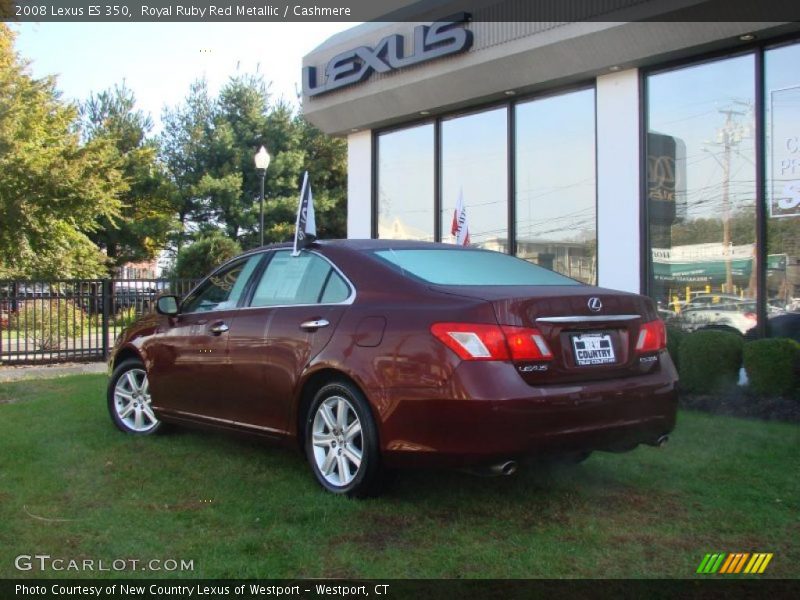 Royal Ruby Red Metallic / Cashmere 2008 Lexus ES 350