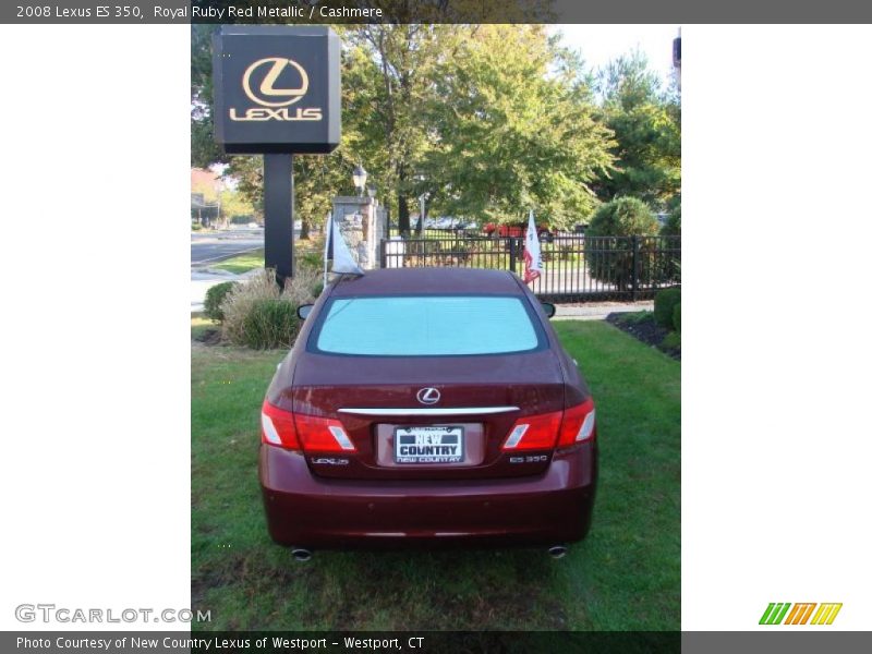 Royal Ruby Red Metallic / Cashmere 2008 Lexus ES 350