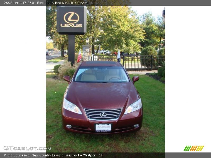 Royal Ruby Red Metallic / Cashmere 2008 Lexus ES 350