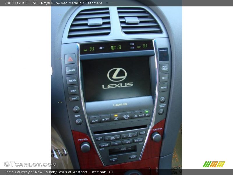 Controls of 2008 ES 350