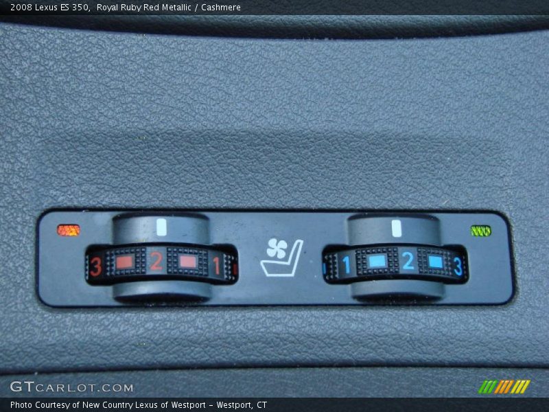Royal Ruby Red Metallic / Cashmere 2008 Lexus ES 350