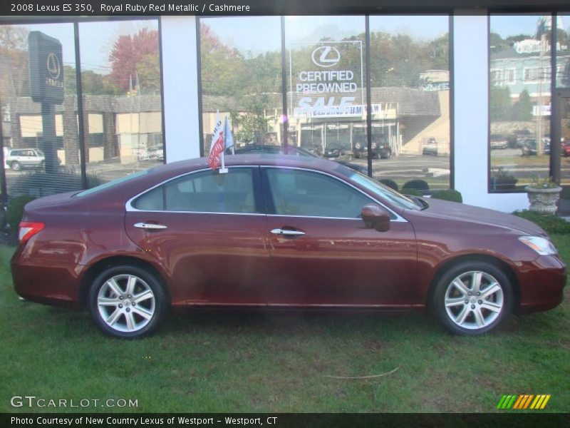 Royal Ruby Red Metallic / Cashmere 2008 Lexus ES 350