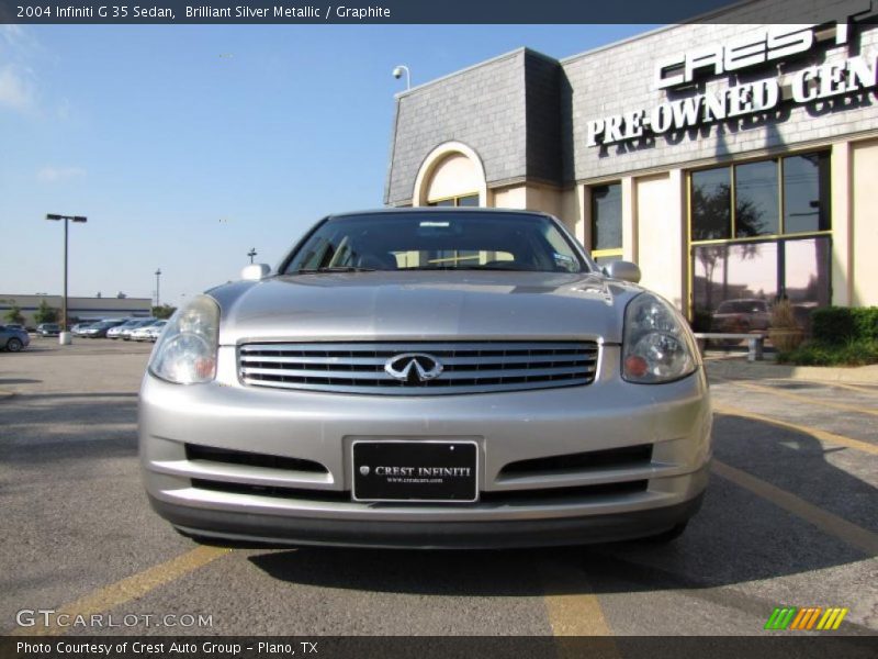 Brilliant Silver Metallic / Graphite 2004 Infiniti G 35 Sedan