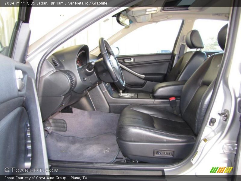 Brilliant Silver Metallic / Graphite 2004 Infiniti G 35 Sedan