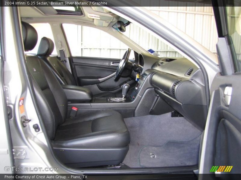 Brilliant Silver Metallic / Graphite 2004 Infiniti G 35 Sedan
