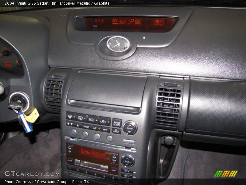Brilliant Silver Metallic / Graphite 2004 Infiniti G 35 Sedan
