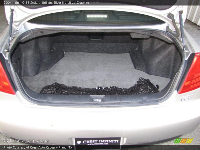Brilliant Silver Metallic / Graphite 2004 Infiniti G 35 Sedan