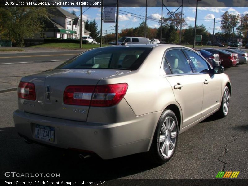 Smokestone Metallic / Sand 2009 Lincoln MKZ Sedan
