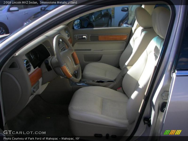 Smokestone Metallic / Sand 2009 Lincoln MKZ Sedan