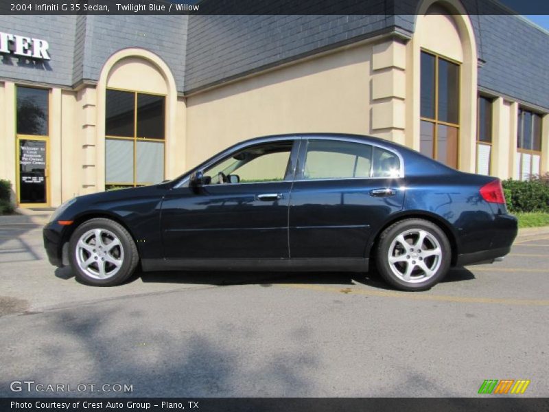 Twilight Blue / Willow 2004 Infiniti G 35 Sedan