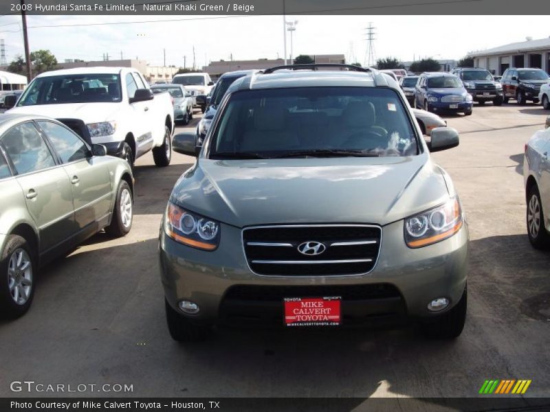 Natural Khaki Green / Beige 2008 Hyundai Santa Fe Limited
