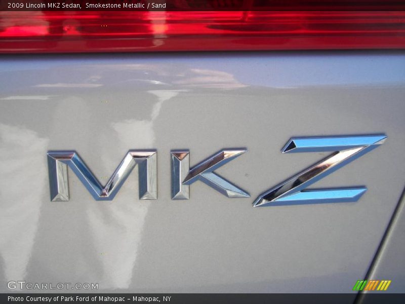 Smokestone Metallic / Sand 2009 Lincoln MKZ Sedan