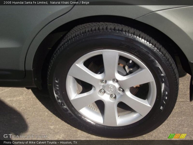 Natural Khaki Green / Beige 2008 Hyundai Santa Fe Limited