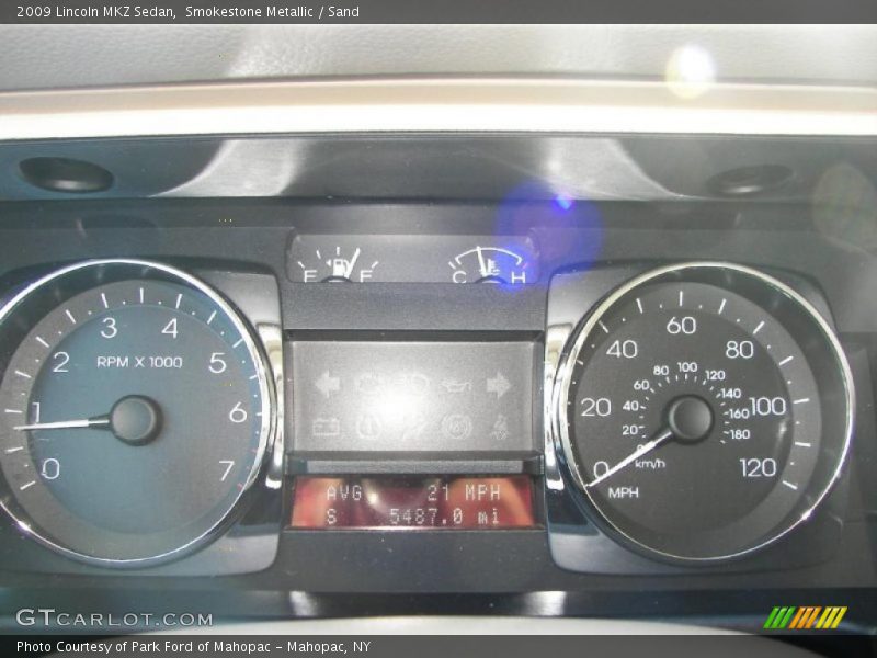 Smokestone Metallic / Sand 2009 Lincoln MKZ Sedan