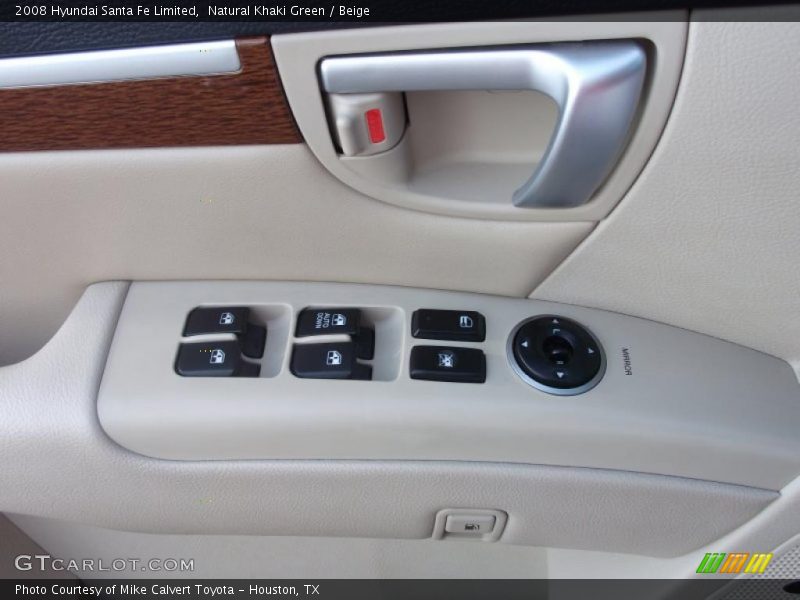 Natural Khaki Green / Beige 2008 Hyundai Santa Fe Limited