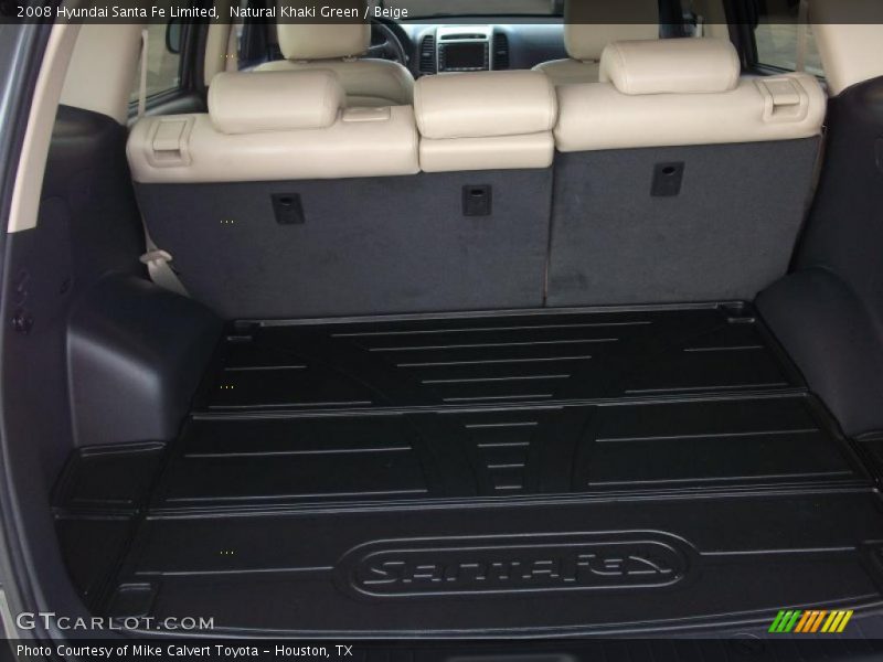 Natural Khaki Green / Beige 2008 Hyundai Santa Fe Limited