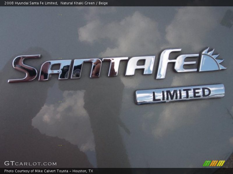 Natural Khaki Green / Beige 2008 Hyundai Santa Fe Limited