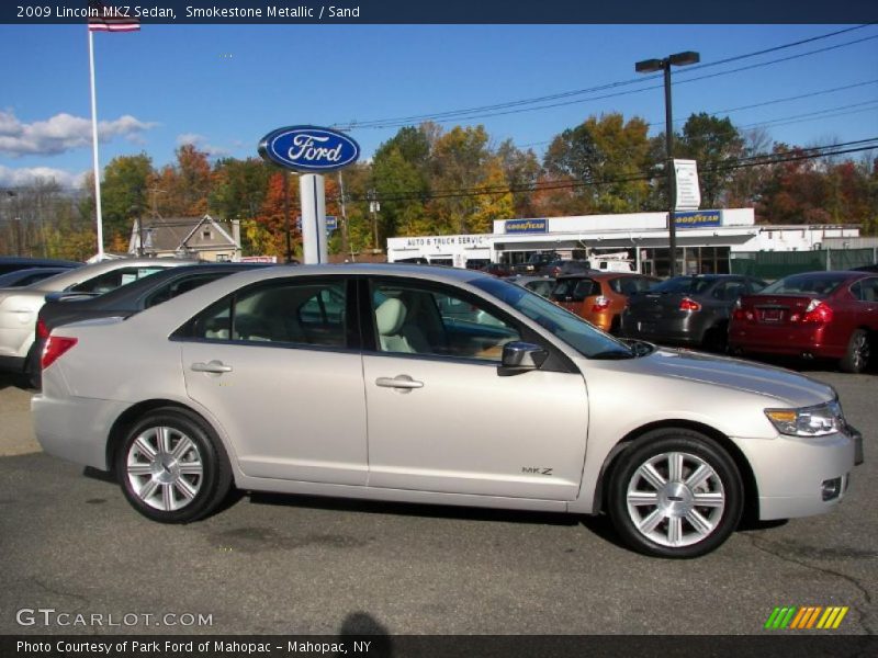 Smokestone Metallic / Sand 2009 Lincoln MKZ Sedan