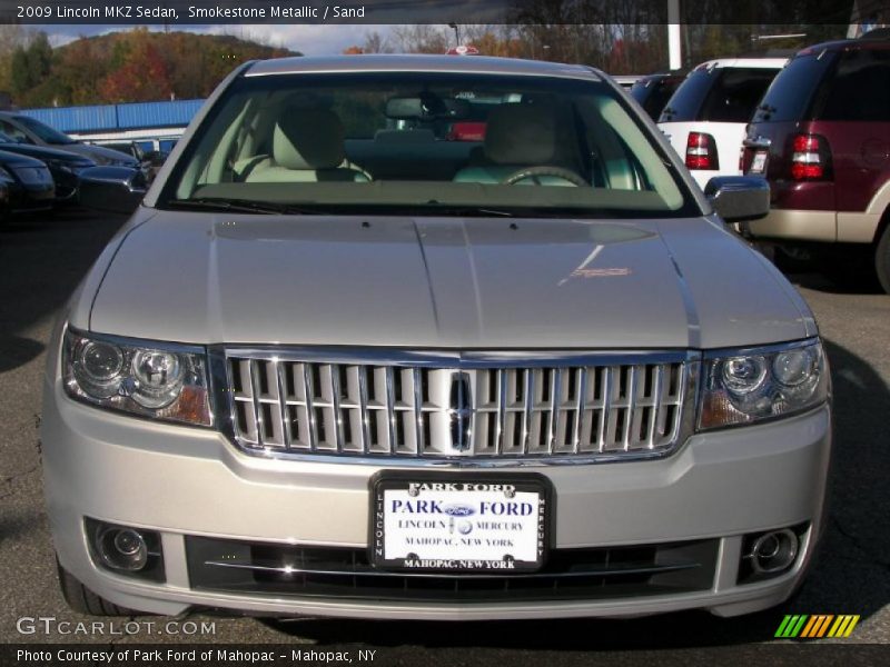 Smokestone Metallic / Sand 2009 Lincoln MKZ Sedan