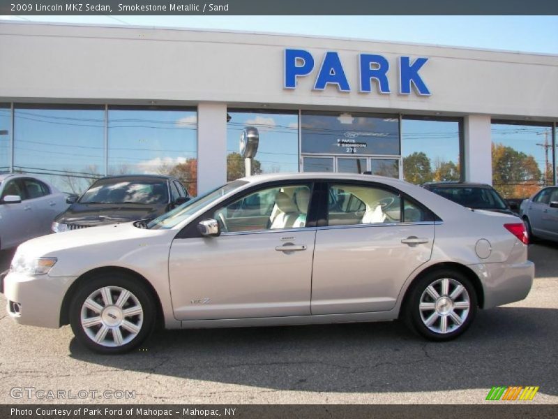 Smokestone Metallic / Sand 2009 Lincoln MKZ Sedan