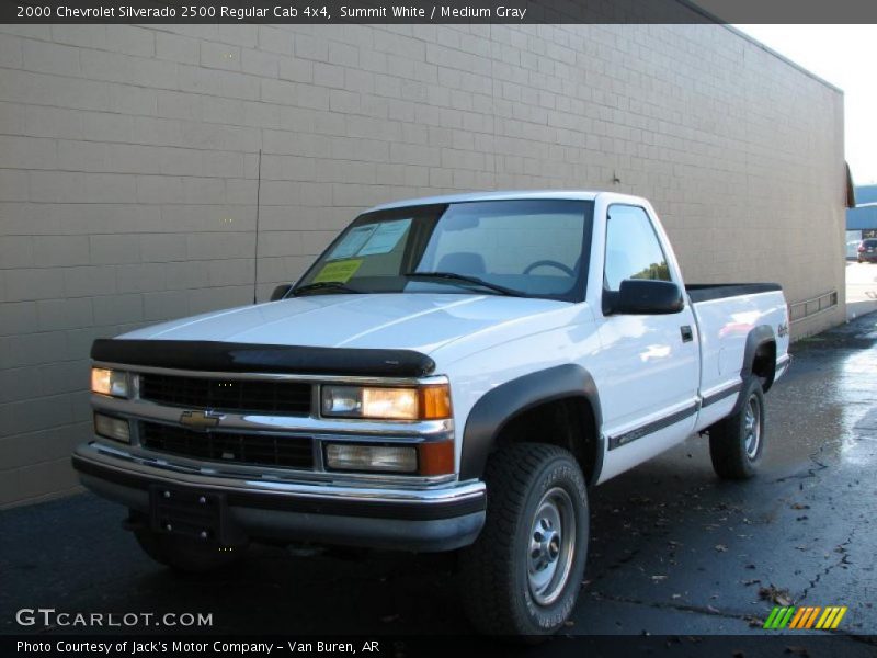 Summit White / Medium Gray 2000 Chevrolet Silverado 2500 Regular Cab 4x4