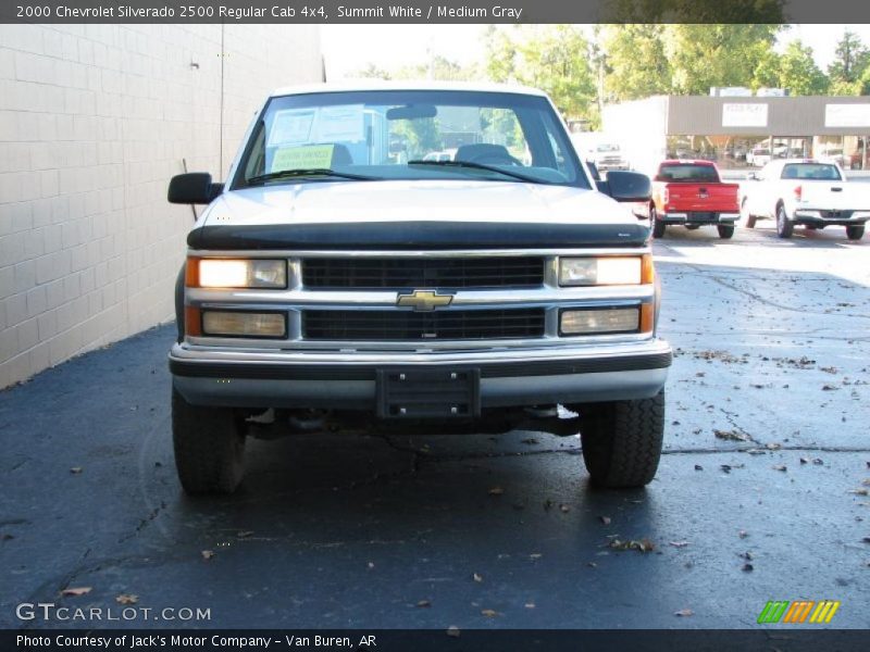 Summit White / Medium Gray 2000 Chevrolet Silverado 2500 Regular Cab 4x4