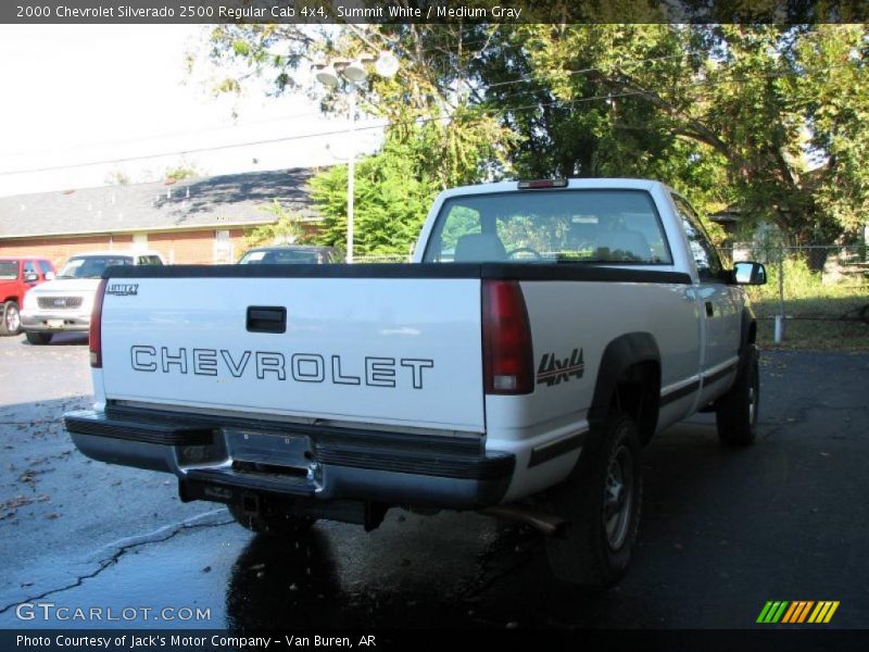 Summit White / Medium Gray 2000 Chevrolet Silverado 2500 Regular Cab 4x4