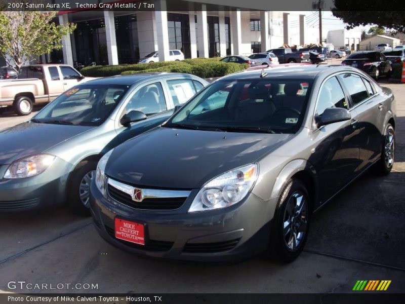 Techno Gray Metallic / Tan 2007 Saturn Aura XE
