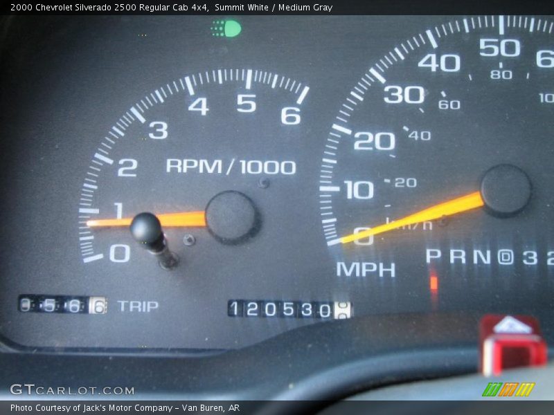 Summit White / Medium Gray 2000 Chevrolet Silverado 2500 Regular Cab 4x4