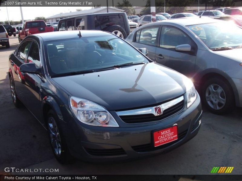 Techno Gray Metallic / Tan 2007 Saturn Aura XE