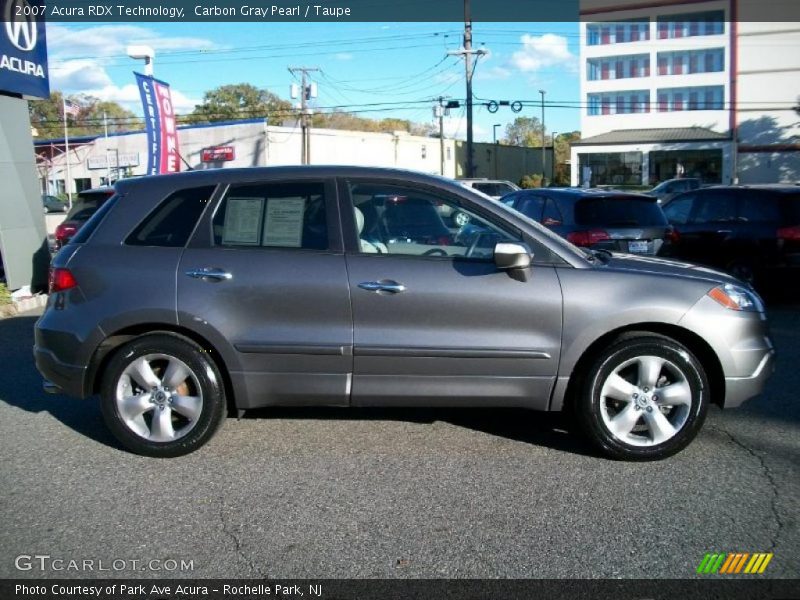 Carbon Gray Pearl / Taupe 2007 Acura RDX Technology