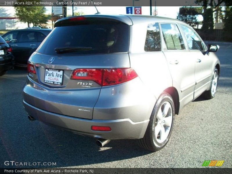 Carbon Gray Pearl / Taupe 2007 Acura RDX Technology