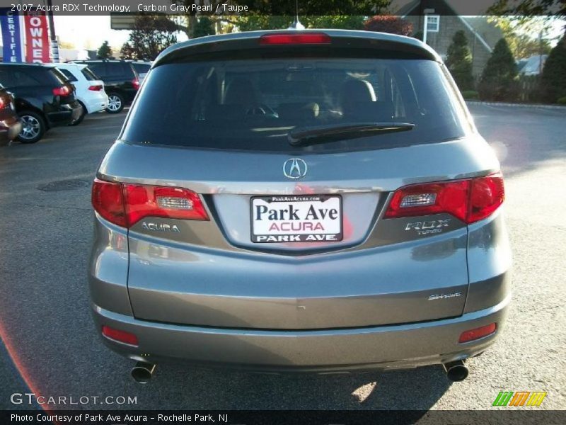 Carbon Gray Pearl / Taupe 2007 Acura RDX Technology