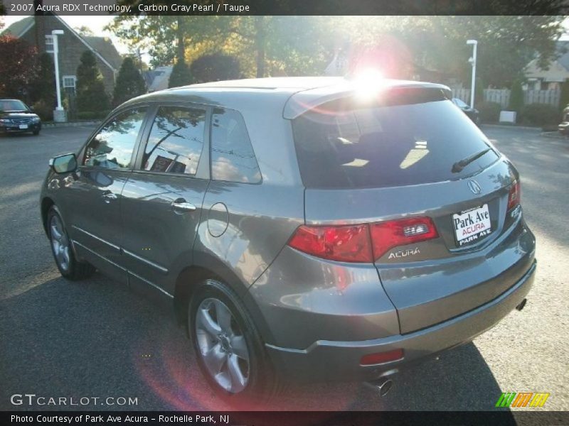 Carbon Gray Pearl / Taupe 2007 Acura RDX Technology