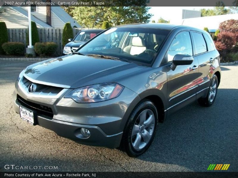 Carbon Gray Pearl / Taupe 2007 Acura RDX Technology