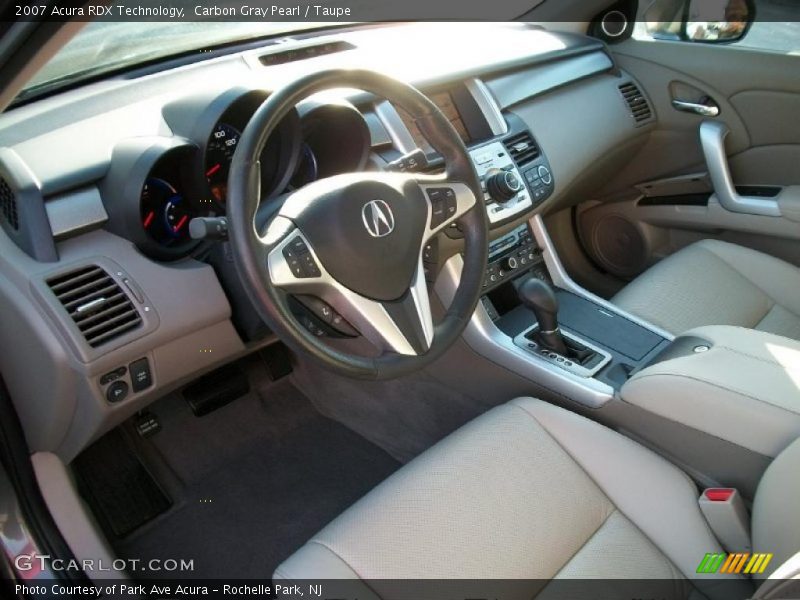 Carbon Gray Pearl / Taupe 2007 Acura RDX Technology