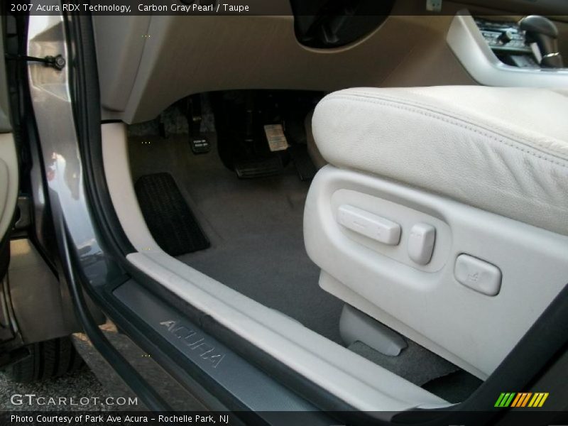 Carbon Gray Pearl / Taupe 2007 Acura RDX Technology