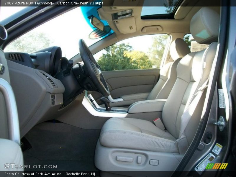 Carbon Gray Pearl / Taupe 2007 Acura RDX Technology